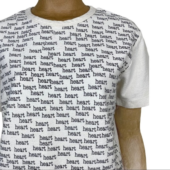 Make It Good Organic Heart Printed Shirt Med - Picture 1 of 11